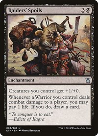 Raiders' Spoils, Khans of Tarkir
