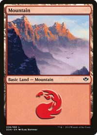 Mountain (036), Duel Decks: Speed vs. Cunning