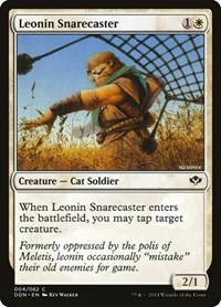 Leonin Snarecaster, Duel Decks: Speed vs. Cunning