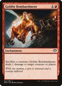 Goblin Bombardment, Duel Decks: Speed vs. Cunning