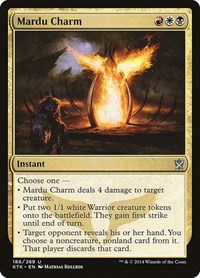 Mardu Charm, Khans of Tarkir