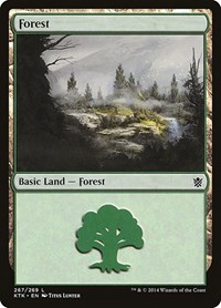 Forest (267), Khans of Tarkir