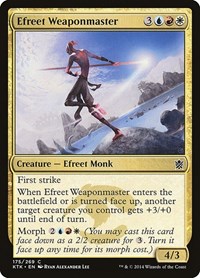 Efreet Weaponmaster, Khans of Tarkir
