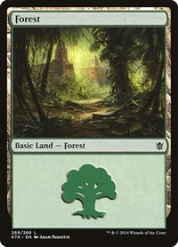 Forest (269), Khans of Tarkir