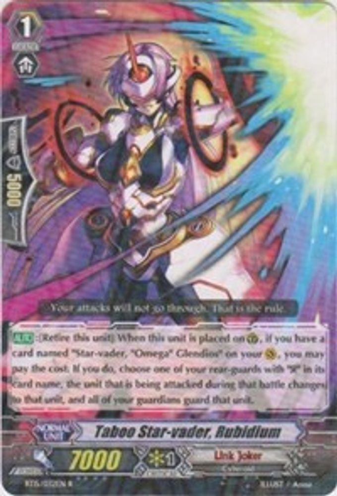Taboo Star-vader, Rubidium, Standard, front