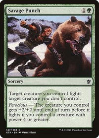 Savage Punch, Khans of Tarkir