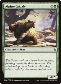 Alpine Grizzly, Khans of Tarkir