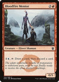 Bloodfire Mentor, Khans of Tarkir