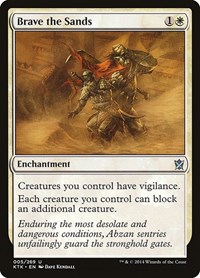 Brave the Sands, Khans of Tarkir
