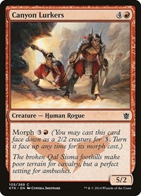 Canyon Lurkers, Khans of Tarkir