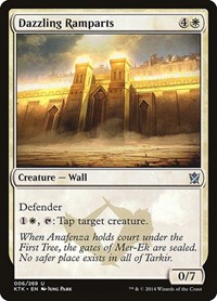 Dazzling Ramparts, Khans of Tarkir