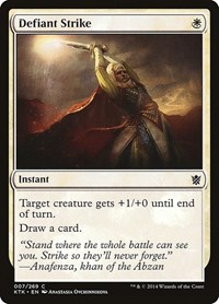 Defiant Strike, Khans of Tarkir