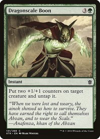 Dragonscale Boon, Khans of Tarkir
