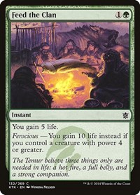 Feed the Clan, Khans of Tarkir