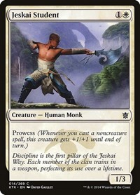 Jeskai Student, Khans of Tarkir