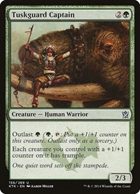 Tuskguard Captain, Khans of Tarkir