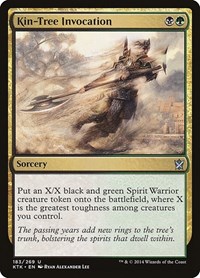 Kin-Tree Invocation, Khans of Tarkir