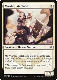 Mardu Hateblade, Khans of Tarkir