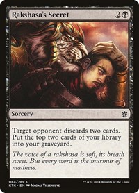 Rakshasa's Secret, Khans of Tarkir