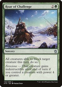 Roar of Challenge, Khans of Tarkir