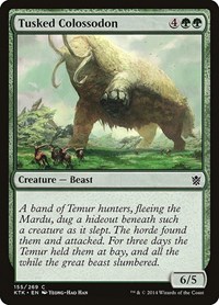 Tusked Colossodon, Khans of Tarkir