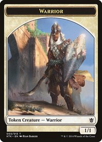 Warrior Token (003), Khans of Tarkir