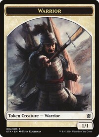 Warrior Token (004), Khans of Tarkir