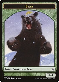 Bear Token, Khans of Tarkir