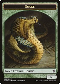 Snake Token, Khans of Tarkir