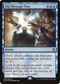 Dig Through Time, Prerelease Cards