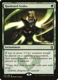 Hardened Scales, Prerelease Cards