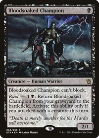 Bloodsoaked Champion, Prerelease Cards