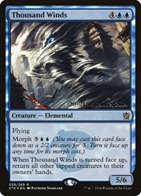 Thousand Winds, Prerelease Cards