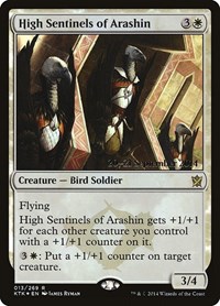 High Sentinels of Arashin, Prerelease Cards