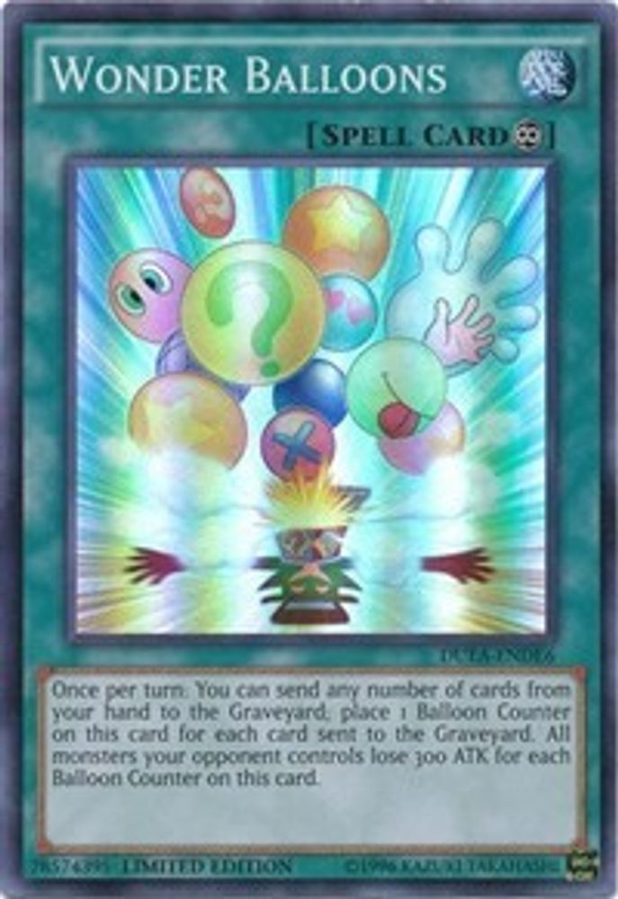 Wonder Balloons, Limited, front
