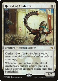 Herald of Anafenza, Prerelease Cards