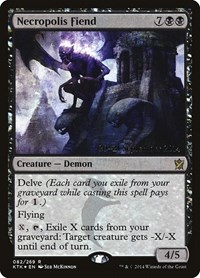 Necropolis Fiend, Prerelease Cards