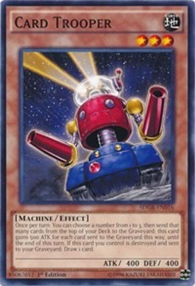 Card Trooper, 1st-edition, front