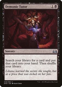 Demonic Tutor, Duel Decks: Anthology