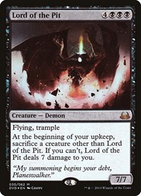 Lord of the Pit, Duel Decks: Anthology