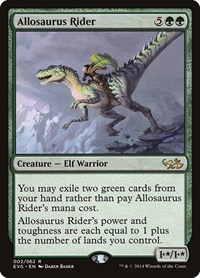 Allosaurus Rider, Duel Decks: Anthology