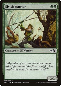 Elvish Warrior, Duel Decks: Anthology