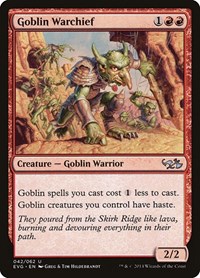 Goblin Warchief, Duel Decks: Anthology