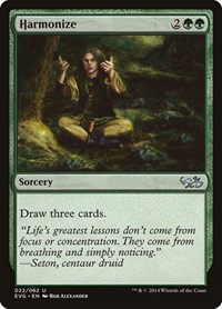 Harmonize (EVG), Duel Decks: Anthology