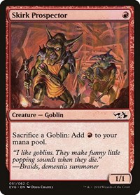 Skirk Prospector, Duel Decks: Anthology