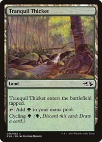 Tranquil Thicket, Duel Decks: Anthology