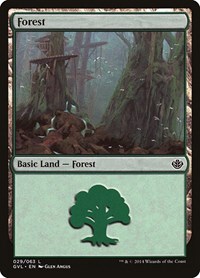 Forest (029) (GVL), Duel Decks: Anthology