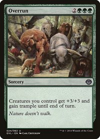 Overrun, Duel Decks: Anthology