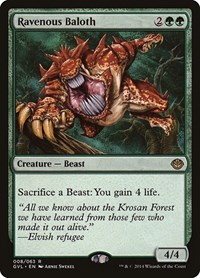Ravenous Baloth, Duel Decks: Anthology