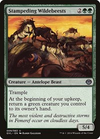 Stampeding Wildebeests, Duel Decks: Anthology